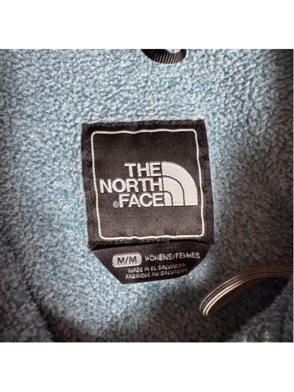 Women's The North Face Teal Polartec Fleece Jacket M - Picture 3 of 9